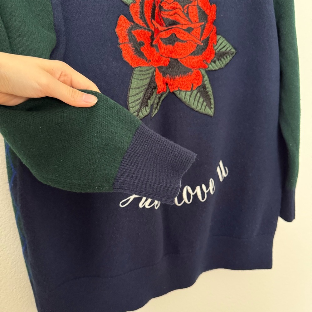 Sandro Rose Embroidered Wool Cardigan - Picture 5 of 7